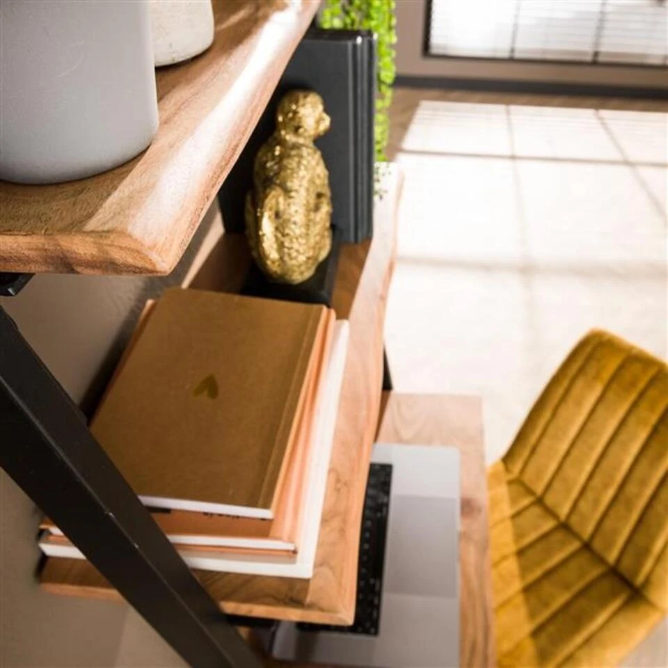 Wandrek Jolene Acaciahout 65x40x181 Cm - 40x65x181 Cm - Hout - Bruin 6 Wandrek Jolene Acaciahout 65x40x181 Cm - 40x65x181 Cm - Hout - Bruin - Afbeelding 4