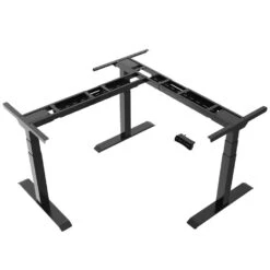 Elektrisch Verstelbaar Bureau Robson Eik - Hoek Zit-sta Frame Zwart 8 Elektrisch Verstelbaar Bureau Robson Eik - Hoek Zit-sta Frame Zwart -VIDAXL Verkoopwinkel 1000097803 0102