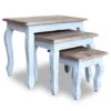 VidaXL 3-delige Tafeltjesset Massief Gerecycled Hout -VIDAXL Verkoopwinkel 1127467472
