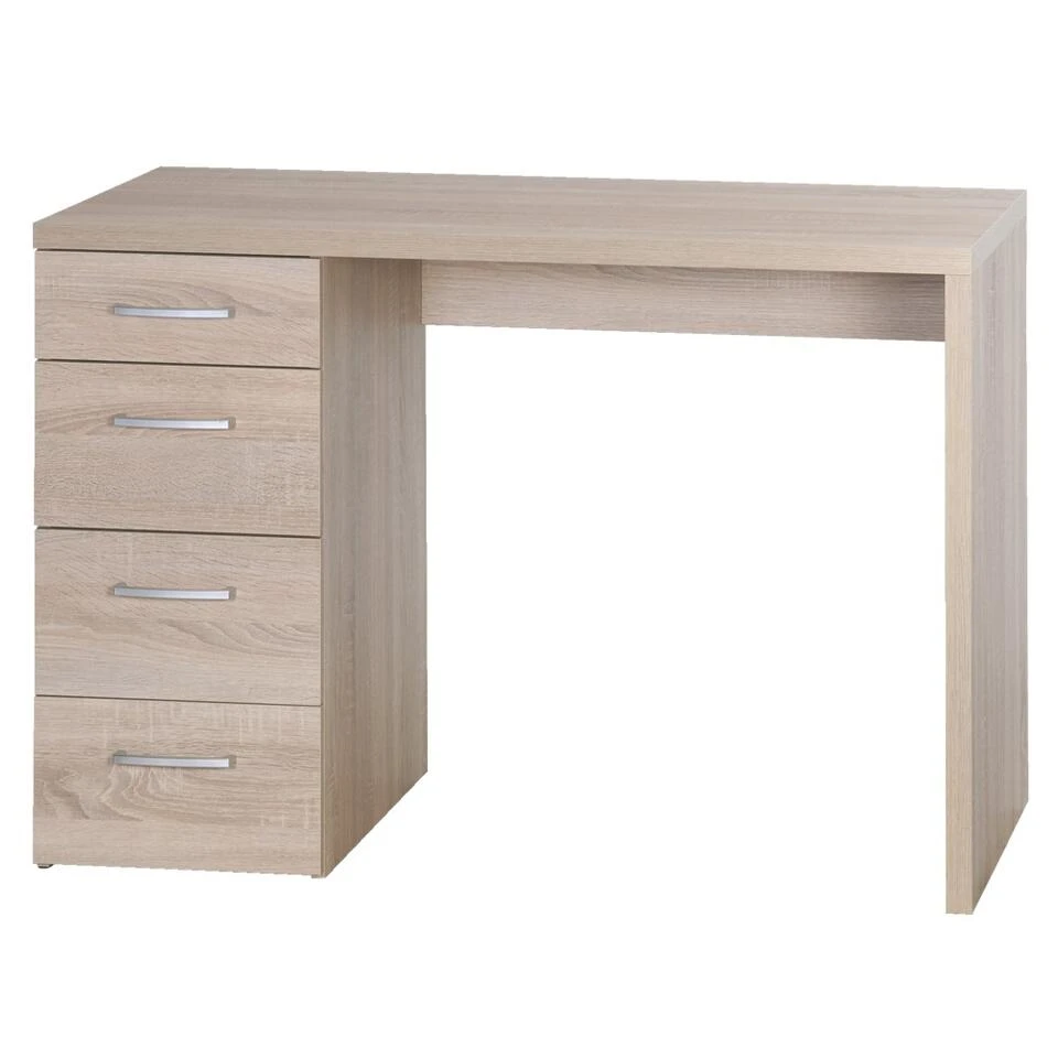 Bureau Daan - Eikenkleur - 74x110x60 Cm 5 Bureau Daan - Eikenkleur - 74x110x60 Cm - Afbeelding 3