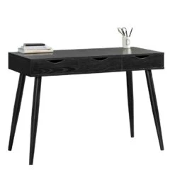 Bureau Montijo - Zwart - 77,1x110x50 Cm 8 Bureau Montijo - Zwart - 77,1x110x50 Cm -VIDAXL Verkoopwinkel 11301205 0301