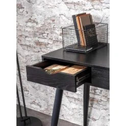 Bureau Montijo - Zwart - 77,1x110x50 Cm 9 Bureau Montijo - Zwart - 77,1x110x50 Cm -VIDAXL Verkoopwinkel 11301205 1000