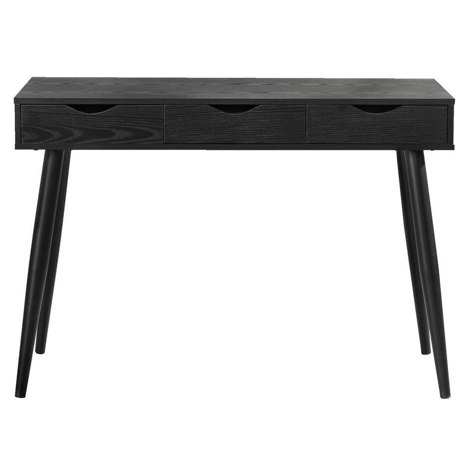 Bureau Montijo - Zwart - 77,1x110x50 Cm 3 Bureau Montijo - Zwart - 77,1x110x50 Cm
