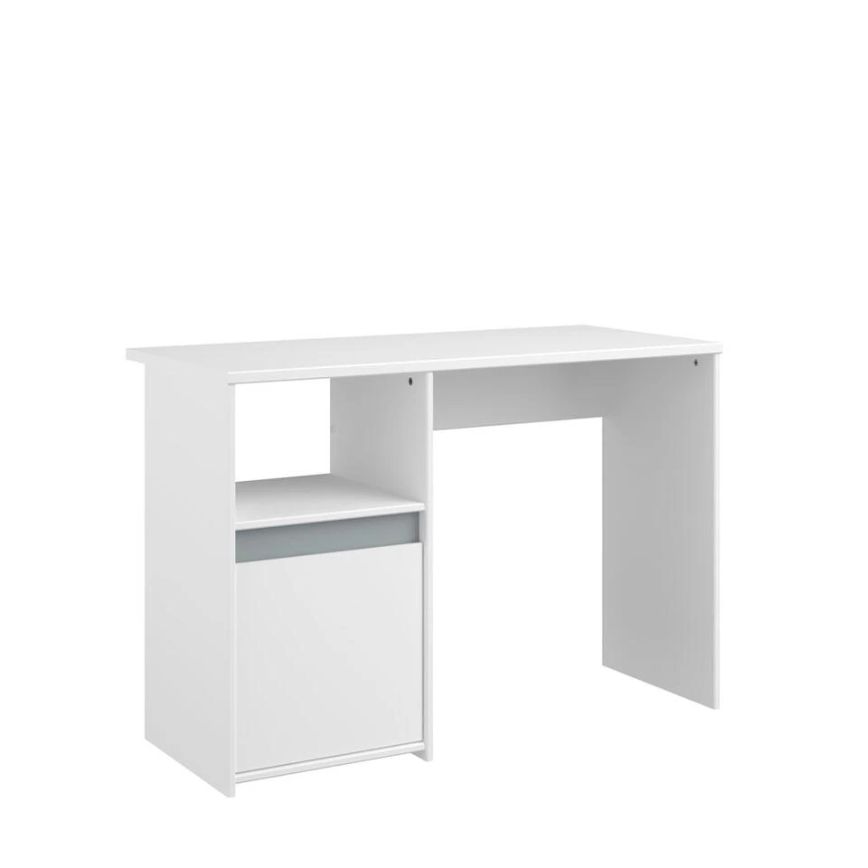 Bureau Bobby - Wit - 75x110x50 Cm 6 Bureau Bobby - Wit - 75x110x50 Cm - Afbeelding 4