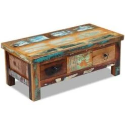 VidaXL Salontafel Met Lades 90x45x35 Cm Massief Gerecycled Hout 9 VidaXL Salontafel Met Lades 90x45x35 Cm Massief Gerecycled Hout -VIDAXL Verkoopwinkel 13305ac245794f4aa954df447b768a4a