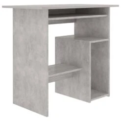 VidaXL Bureau 80x45x74 Cm Spaanplaat Betongrijs