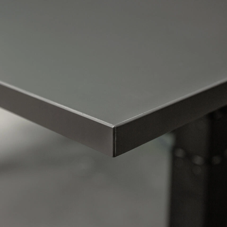 Elektrisch Verstelbaar Bureau - 140x80 Cm - Single Motor - Zwart / Antraciet 5 Elektrisch Verstelbaar Bureau - 140x80 Cm - Single Motor - Zwart / Antraciet - Afbeelding 3