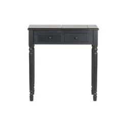 WOOOD Romy Hal/kaptafel - Hout - Zwart - 78x75x38 -VIDAXL Verkoopwinkel 1513933367 0102