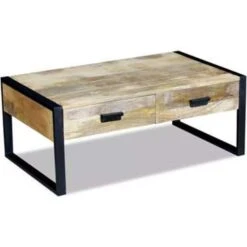 VidaXL Salontafel Met 2 Lades 100x60x40 Cm Massief Mangohout 9 VidaXL Salontafel Met 2 Lades 100x60x40 Cm Massief Mangohout -VIDAXL Verkoopwinkel 15d08f0e385844b7878c49b4cf2006c0