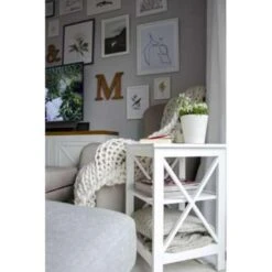 Beliani Bijzettafel FOSTER - Wit Mdf 8 Beliani Bijzettafel FOSTER - Wit Mdf -VIDAXL Verkoopwinkel 1653769198 0102