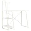 VidaXL Bureau Met Schappen 102x50x117 Cm Wit 2 VidaXL Bureau Met Schappen 102x50x117 Cm Wit -VIDAXL Verkoopwinkel 1688680648