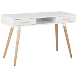 Beliani Bureau FRISCO - Wit Mdf