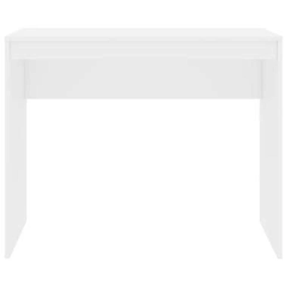 VidaXL Bureau 90x40x72 Cm Bewerkt Hout Hoogglans Wit 6 VidaXL Bureau 90x40x72 Cm Bewerkt Hout Hoogglans Wit - Afbeelding 4