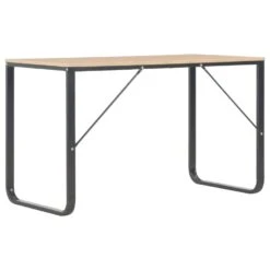 VidaXL Computerbureau 120x60x73 Cm Zwart En Eikenkleurig -VIDAXL Verkoopwinkel 226b1209c28c4beda785762a94e24977