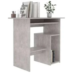 VidaXL Bureau 80x45x74 Cm Spaanplaat Betongrijs 8 VidaXL Bureau 80x45x74 Cm Spaanplaat Betongrijs -VIDAXL Verkoopwinkel 33e4af55aa024a2ba84ac46935d11b64