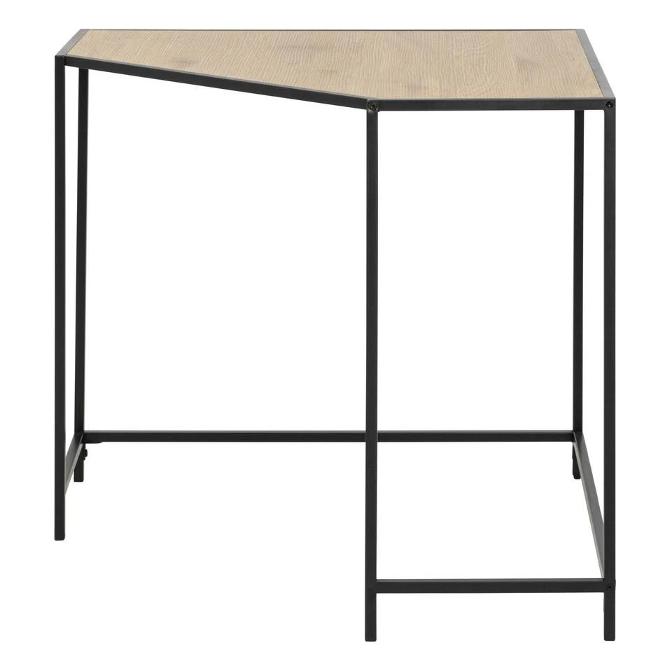 Sohome Hoek Bureau Joannie - Eiken En Metaal - 85 X 85cm 4 Sohome Hoek Bureau Joannie - Eiken En Metaal - 85 X 85cm - Afbeelding 2