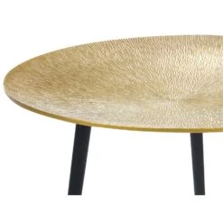 Beliani Bijzettafel WAIPU - Goud Aluminium -VIDAXL Verkoopwinkel 444b7021530b48128599dc9f11fed6ca