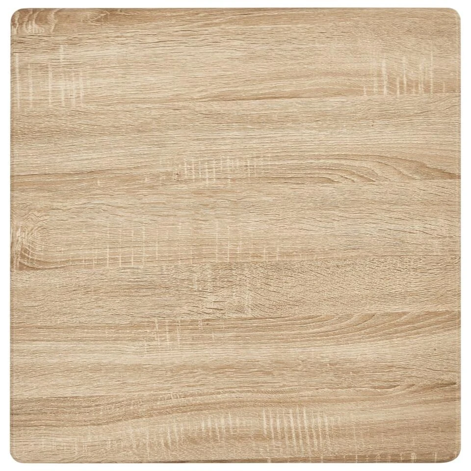 VidaXL Bartafel 60x60x111 Cm MDF Eikenkleurig 5 VidaXL Bartafel 60x60x111 Cm MDF Eikenkleurig - Afbeelding 3