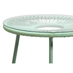 Bijzettafel Formentera - Lichtgroen - 50xØ50 Cm -VIDAXL Verkoopwinkel 50155170 9000