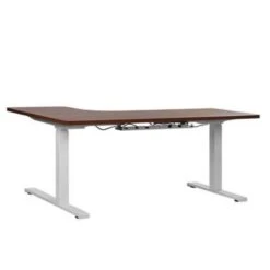 Beliani Verstelbaar Bureau DESTIN - Donkere Houtkleur Spaanplaat 9 Beliani Verstelbaar Bureau DESTIN - Donkere Houtkleur Spaanplaat -VIDAXL Verkoopwinkel 51740f672bdc485dbfc2b774acc3d23c