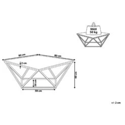 Beliani Salontafel MALIBU - Zwart Mdf -VIDAXL Verkoopwinkel 52c1b27042a740d681c1a0e06828c756