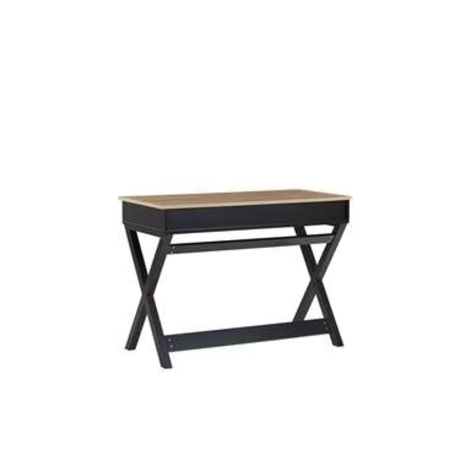 Beliani Bureau EKART - Zwart Vezelplaat 5 Beliani Bureau EKART - Zwart Vezelplaat - Afbeelding 3