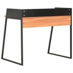 VidaXL Bureau 90x60x88 Cm Zwart En Bruin -VIDAXL Verkoopwinkel 5e145dfc23484e01a58342768c979f36