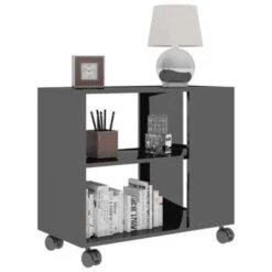 VidaXL Bijzettafel 70x35x55 Cm Bewerkt Hout Hoogglans Zwart 8 VidaXL Bijzettafel 70x35x55 Cm Bewerkt Hout Hoogglans Zwart -VIDAXL Verkoopwinkel 678de18fe0814400b3172db7780280e2