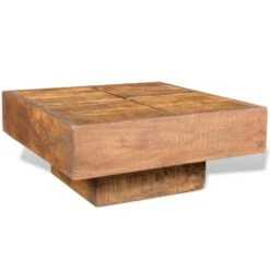 VidaXL Salontafel Vierkant Massief Mangohout Bruin -VIDAXL Verkoopwinkel 7a82f5c42ce7472e96194aca9cb1afe1