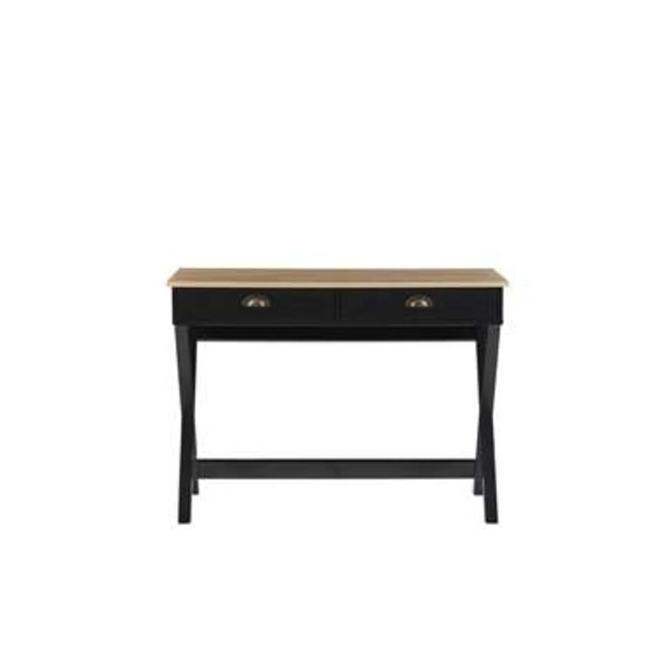 Beliani Bureau EKART - Zwart Vezelplaat 6 Beliani Bureau EKART - Zwart Vezelplaat - Afbeelding 4