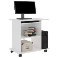 VidaXL Computerbureau 80x50x75 Cm Spaanplaat Hoogglans Wit 8 VidaXL Computerbureau 80x50x75 Cm Spaanplaat Hoogglans Wit -VIDAXL Verkoopwinkel 7e0c2d3b70eb40f58271b03bca918e49