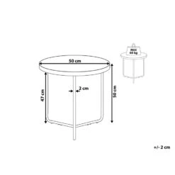 Beliani Salontafel MELODY - Grijs Mdf -VIDAXL Verkoopwinkel 8012b5d3191b4694976ecb056beacde1