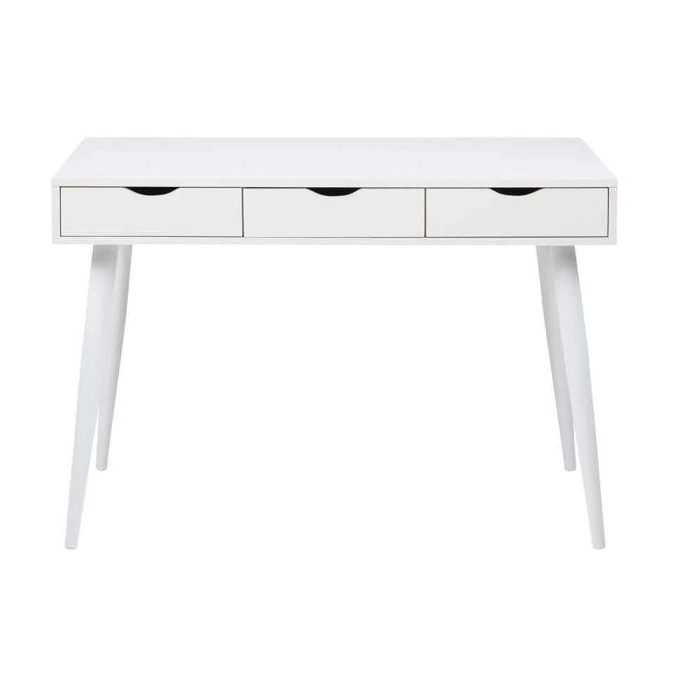 Bureau Montijo - Wit - 77,1x110x50 Cm 3 Bureau Montijo - Wit - 77,1x110x50 Cm