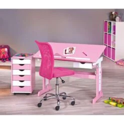 Kinderbureau Cecilia - Roze - 65,5x109x55,5 Cm -VIDAXL Verkoopwinkel 81013312 0500