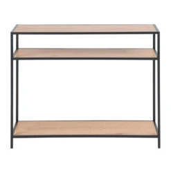 Dressoir Jaxx - Naturel/zwart - 79x100x35 Cm