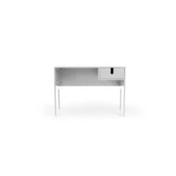 Tenzo Bureau Uno - Wit - 75x105x50 Cm