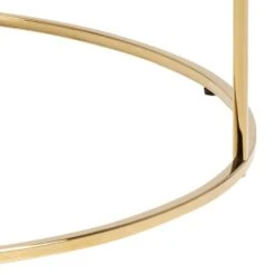 Salontafel Lousa - Marmerprint/goudkleur - 44xØ80 Cm -VIDAXL Verkoopwinkel 81025886 0400