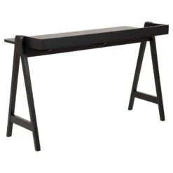 Bureau Mylo - Zwart - 80x126,6x51,6 Cm 8 Bureau Mylo - Zwart - 80x126,6x51,6 Cm -VIDAXL Verkoopwinkel 81026512 0300