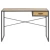 Bureau Jaxx - Naturel/zwart - 75x110x45 Cm