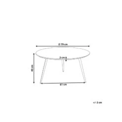 Beliani Salontafel EFFIE - Wit Mdf 8 Beliani Salontafel EFFIE - Wit Mdf -VIDAXL Verkoopwinkel 8489673e4f844c19b03d971a5353221f