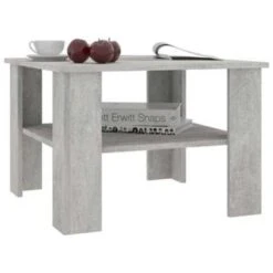 VidaXL Salontafel 60x60x42 Cm Bewerkt Hout Betongrijs -VIDAXL Verkoopwinkel 92762ff7db354aa39441116a6ce29e59