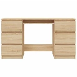 VidaXL Schrijftafel 140x50x77 Cm Bewerkt Hout Sonoma Eikenkleurig -VIDAXL Verkoopwinkel 930c32f267164d8381ca2d48099904a3