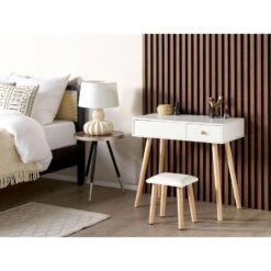 Beliani Kaptafel BOLLENE - Wit Vezelplaat -VIDAXL Verkoopwinkel 94c4c413b917469f9ed8b9fb1735cabf