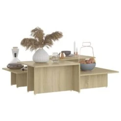 VidaXL Salontafels 2 St 111,5x50x33 Cm Bewerkt Hout Sonoma Eikenkleur 8 VidaXL Salontafels 2 St 111,5x50x33 Cm Bewerkt Hout Sonoma Eikenkleur -VIDAXL Verkoopwinkel 95c7c57876834592a1f10d33c28d5cd2