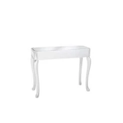 Beliani Consoletafel CARCASSONNE - Zilver Glas -VIDAXL Verkoopwinkel 9ed67e78d06f4a35bf0b6dcac3ec6452