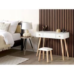 Beliani Kaptafel BRIOUDE - Wit Vezelplaat -VIDAXL Verkoopwinkel a03e65e4761f49c19296ffef98a6ebe0