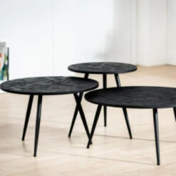 Hoyz Collection - Salontafel B340 Zwart - 70x70x35 -VIDAXL Verkoopwinkel ab1a7149233247b19596ade0deca0352