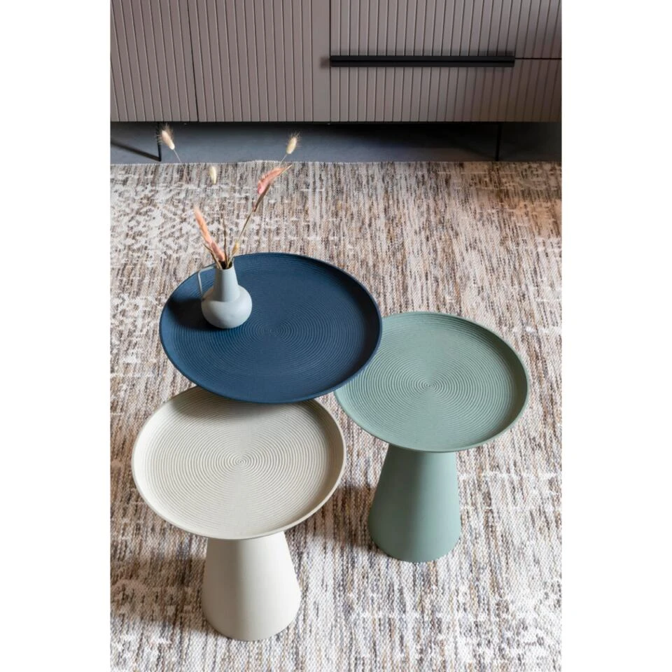 Puur Ragunda Bijzettafel Groot - Aluminium - Blauw 6 Puur Ragunda Bijzettafel Groot - Aluminium - Blauw - Afbeelding 4