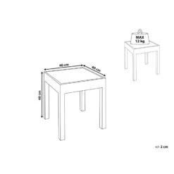 Beliani Bijzettafel PALASI - Goud Mangohout -VIDAXL Verkoopwinkel bf9c7d0ac40f459c9fc5faf24c0b315f