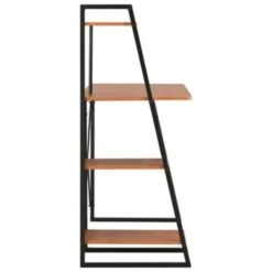 VidaXL Bureau Met Schappen 102x50x117 Cm Zwart En Bruin 8 VidaXL Bureau Met Schappen 102x50x117 Cm Zwart En Bruin -VIDAXL Verkoopwinkel c82b5aa17c0d46a5b9dcfba3f9228bd1